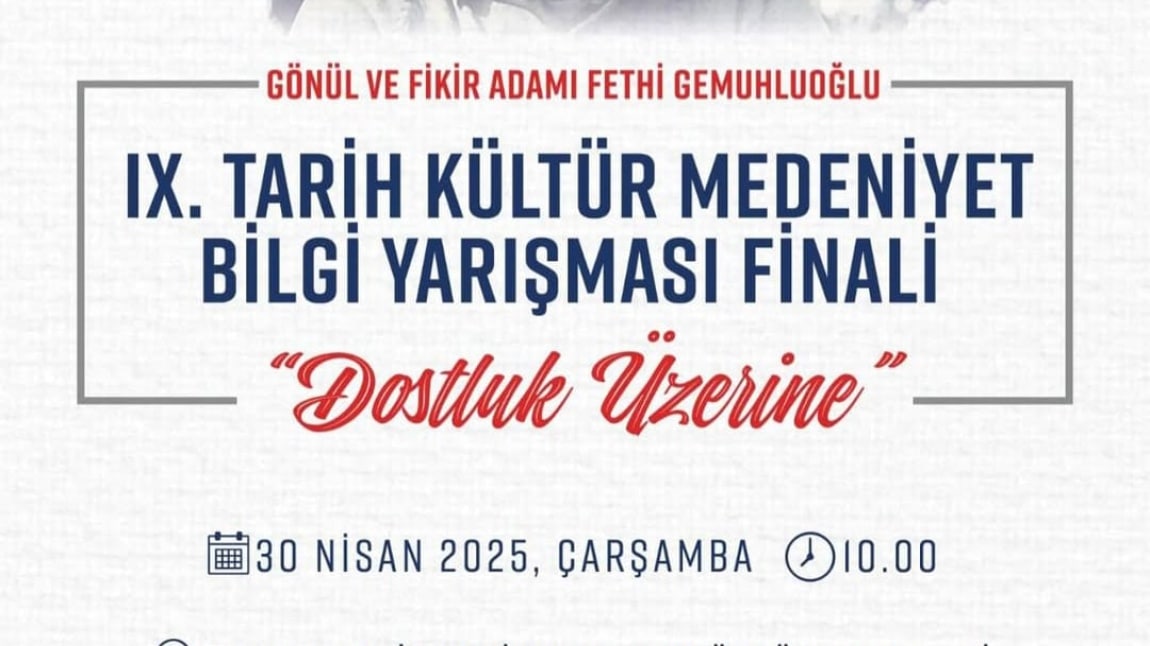 Tarih Kültür Medeniyet Bilgi Yarışması
